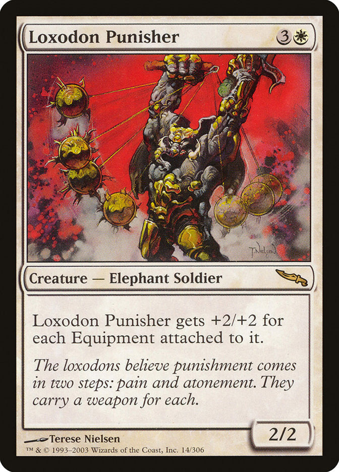Loxodon Punisher [Mirrodin] Foil