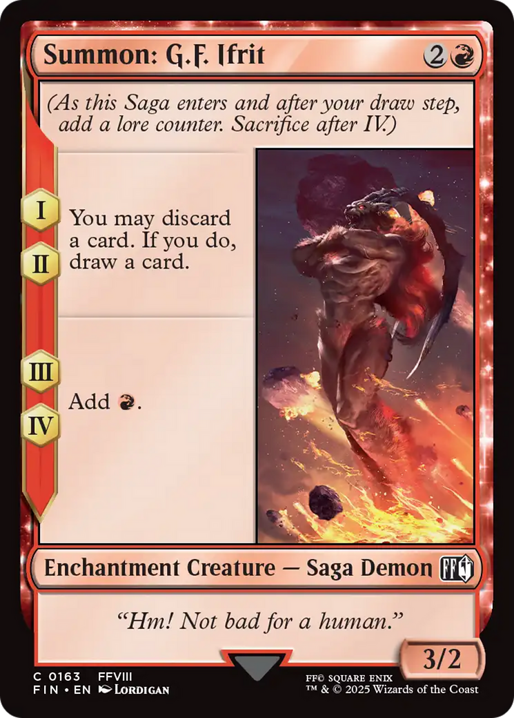 Summon: G.F. Ifrit [FINAL FANTASY] Foil