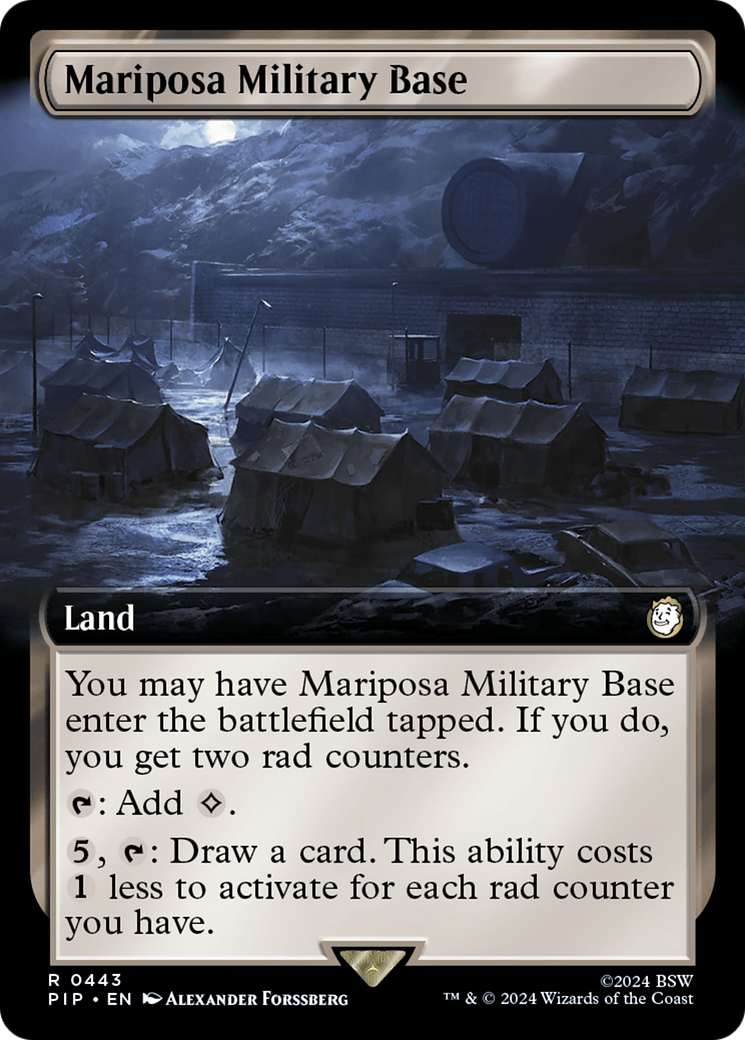 Mariposa Military Base (Extended Art) [Fallout] Foil