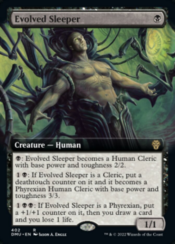 Evolved Sleeper (Extended Art) [Dominaria United] Foil