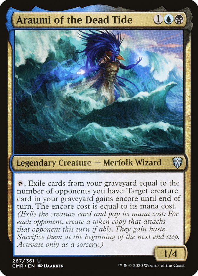 Araumi of the Dead Tide [Commander Legends] Foil