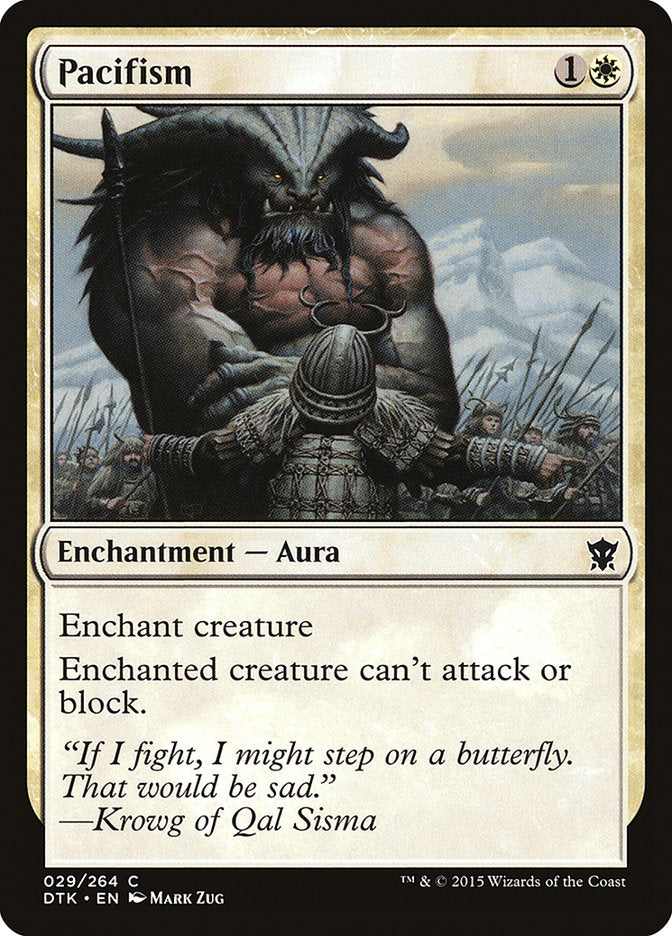 Pacifism [Dragons of Tarkir] Foil