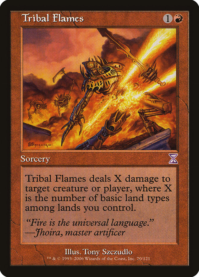 Tribal Flames [Time Spiral Timeshifted] Foil