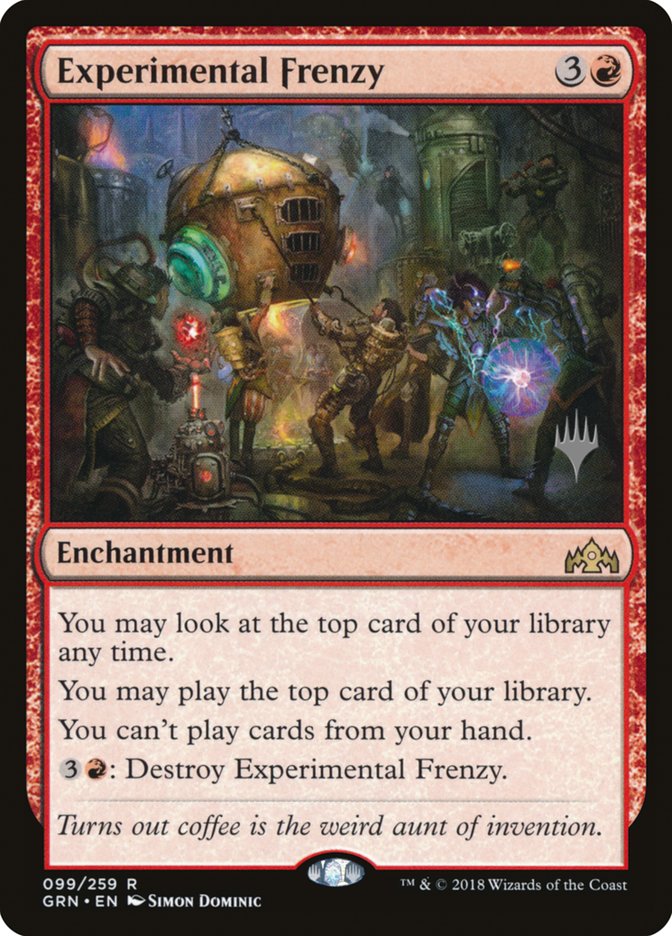 Experimental Frenzy (Promo Pack) [Guilds of Ravnica Promos] Foil