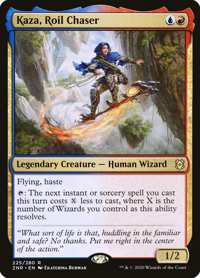 Kaza, Roil Chaser [Zendikar Rising] Foil