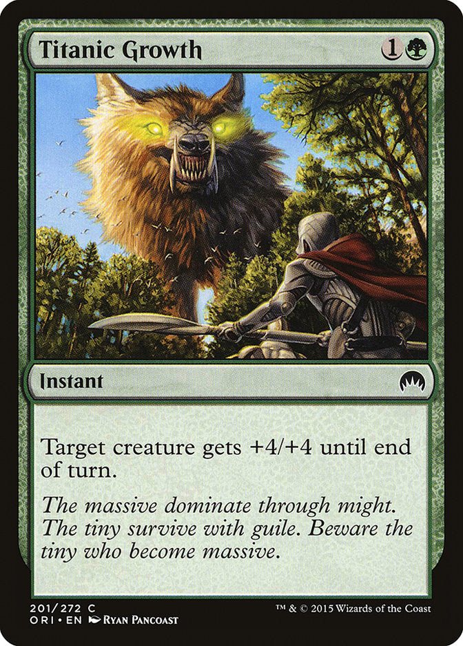 Titanic Growth [Magic Origins] Foil