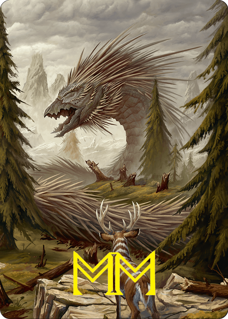 Quilled Greatwurm // Quilled Greatwurm  [Foundations Art Series] (Borderless)