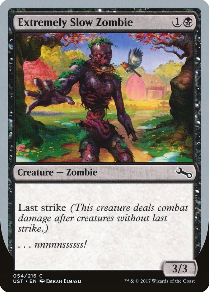 Extremely Slow Zombie ("...nnnnnssssss!") [Unstable] Foil