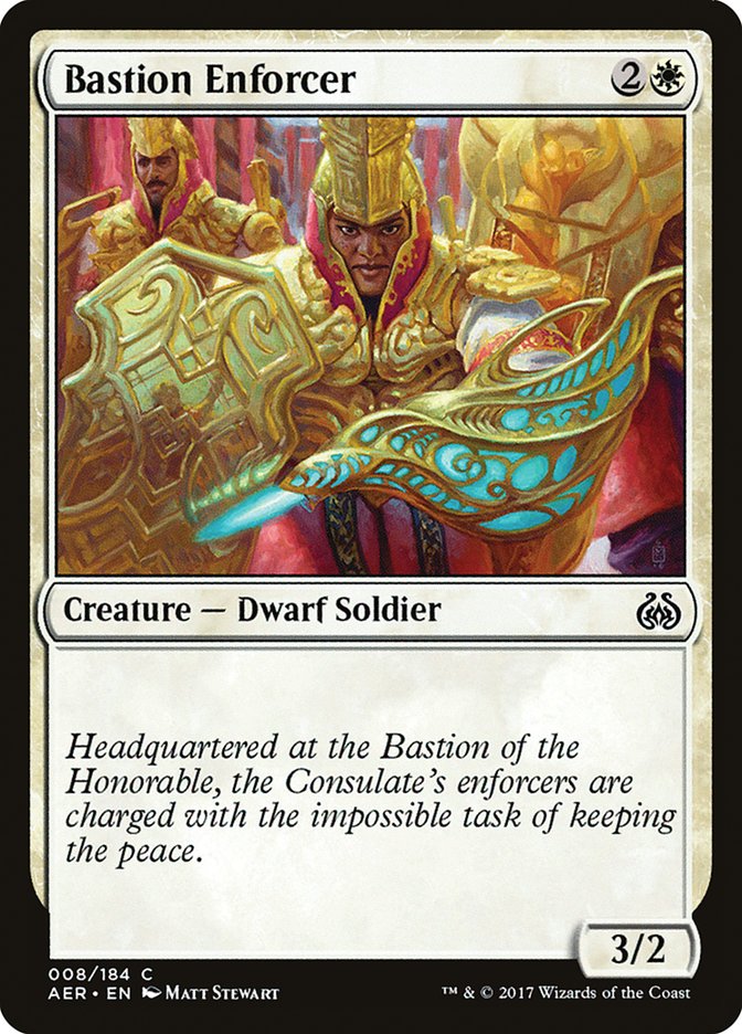 Bastion Enforcer [Aether Revolt] Foil