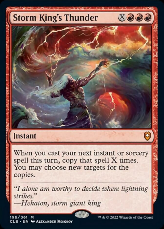 Storm King's Thunder [Commander Legends: Battle for Baldur's Gate] Foil