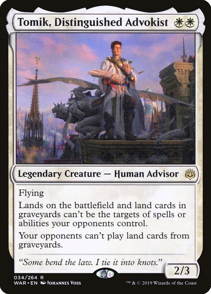Tomik, Distinguished Advokist [War of the Spark] Foil