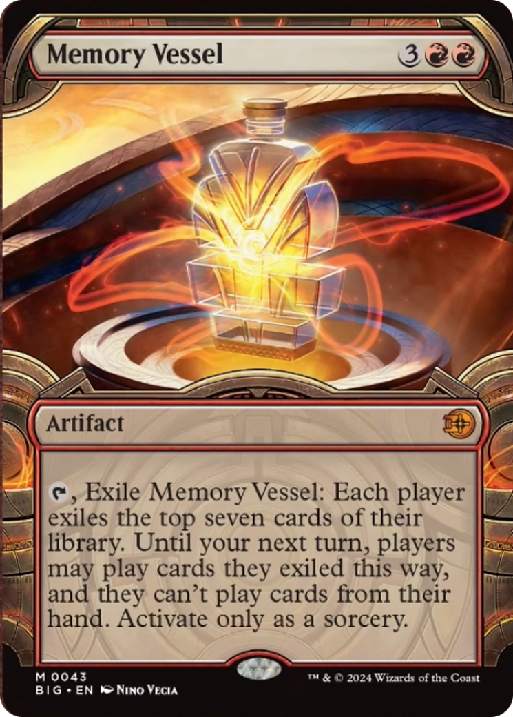Memory Vessel (Showcase) [Outlaws of Thunder Junction: The Big Score] Foil