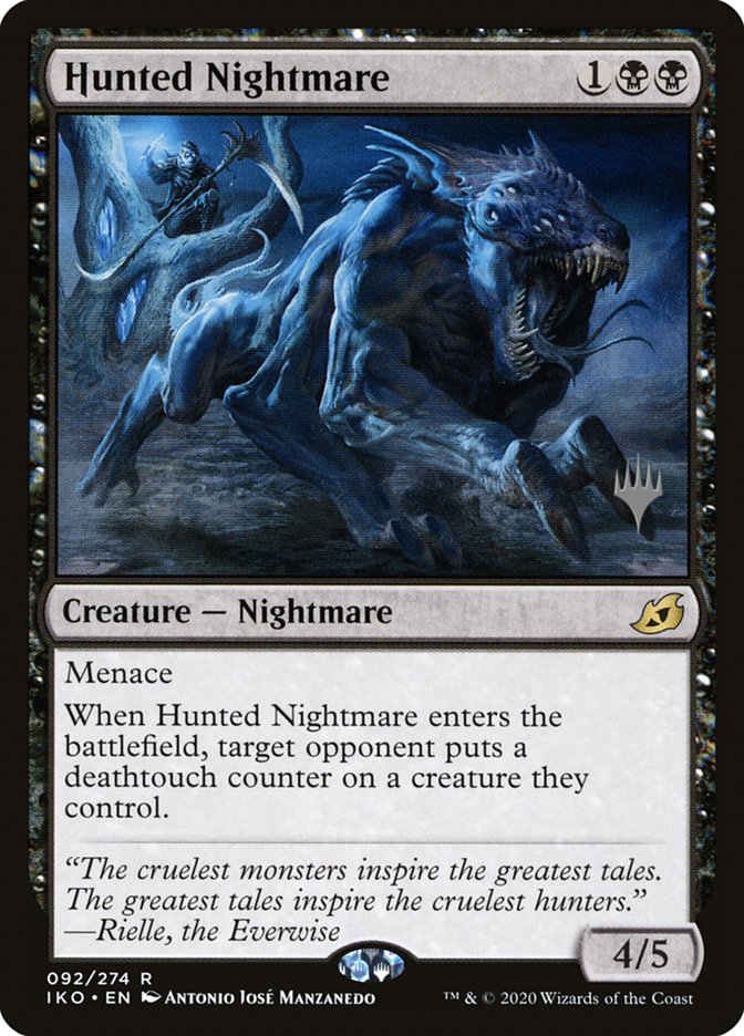 Hunted Nightmare (Promo Pack) [Ikoria: Lair of Behemoths Promos] Foil