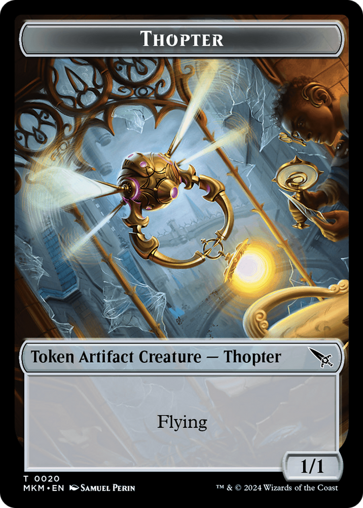 Thopter Token (0020) [Murders at Karlov Manor Tokens]