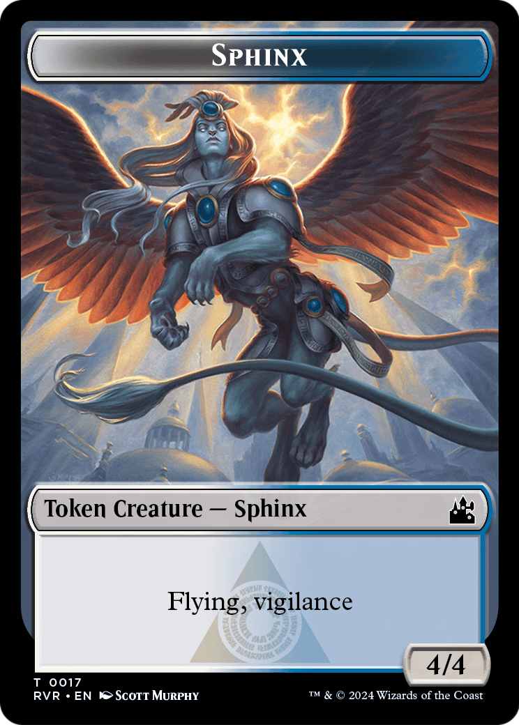 Sphinx  [Ravnica Remastered Tokens]