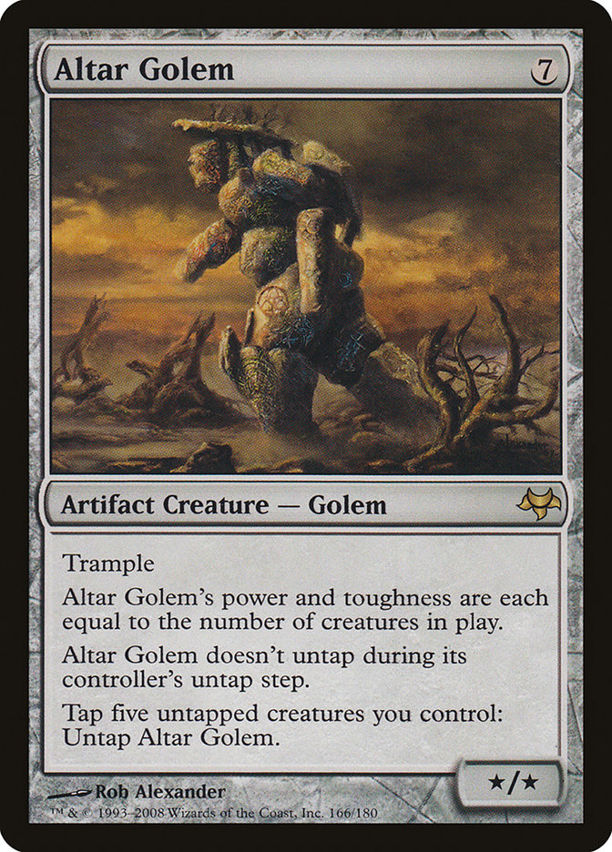 Altar Golem [Eventide] Foil