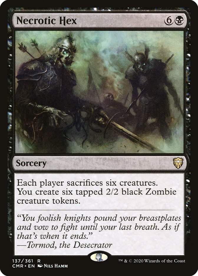 Necrotic Hex [Commander Legends] Foil
