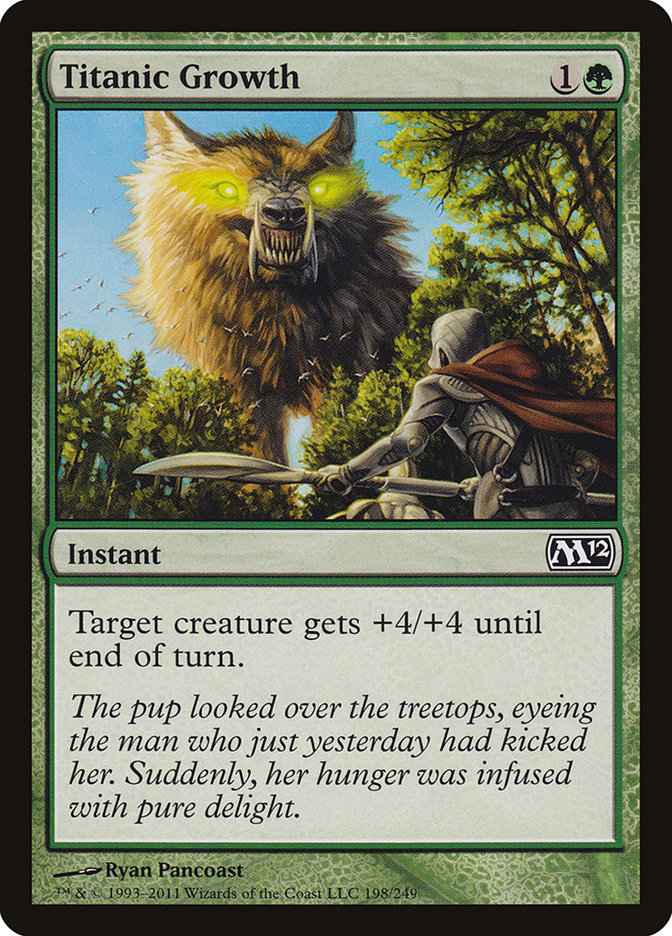 Titanic Growth [Magic 2012] Foil