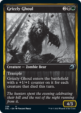Grizzly Ghoul [Innistrad: Double Feature] Foil