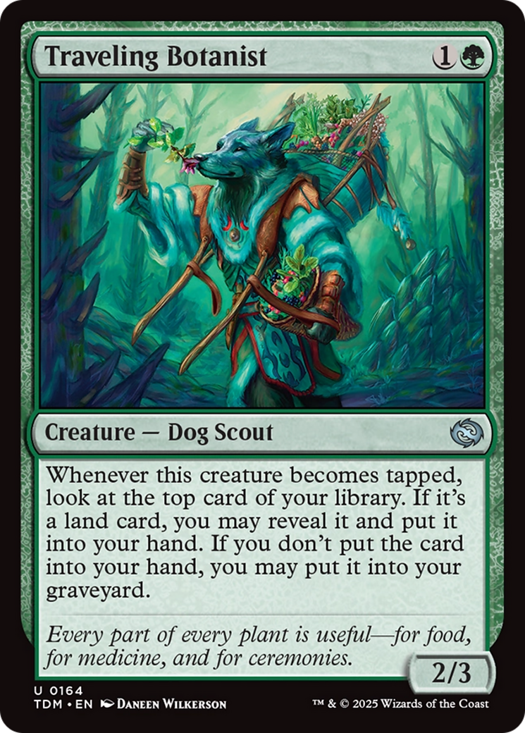 Traveling Botanist [Tarkir: Dragonstorm] Foil