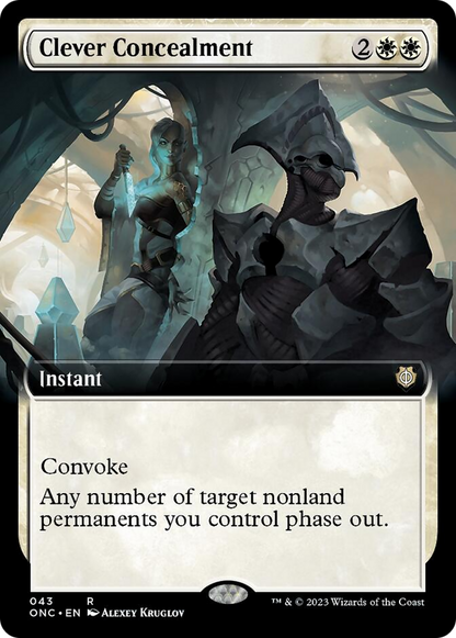 Clever Concealment (Extended Art) [Phyrexia: All Will Be One Commander] Foil