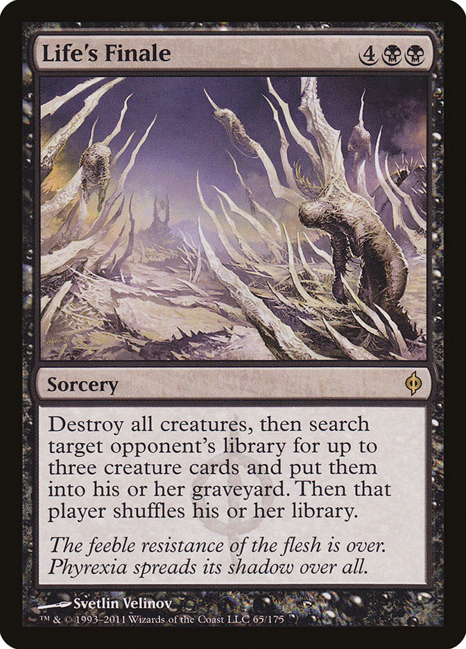 Life's Finale [New Phyrexia] Foil