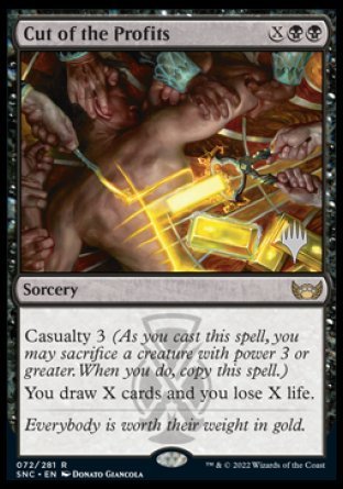Cut of the Profits (Promo Pack) [Streets of New Capenna Promos] Foil