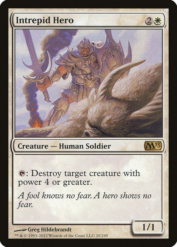 Intrepid Hero [Magic 2013] Foil