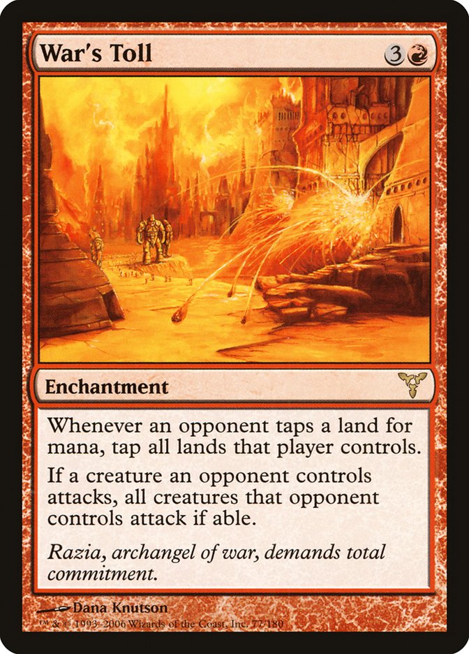 War's Toll [Dissension] Foil