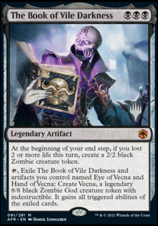 The Book of Vile Darkness (Promo Pack) [Dungeons & Dragons: Adventures in the Forgotten Realms Promos] Foil