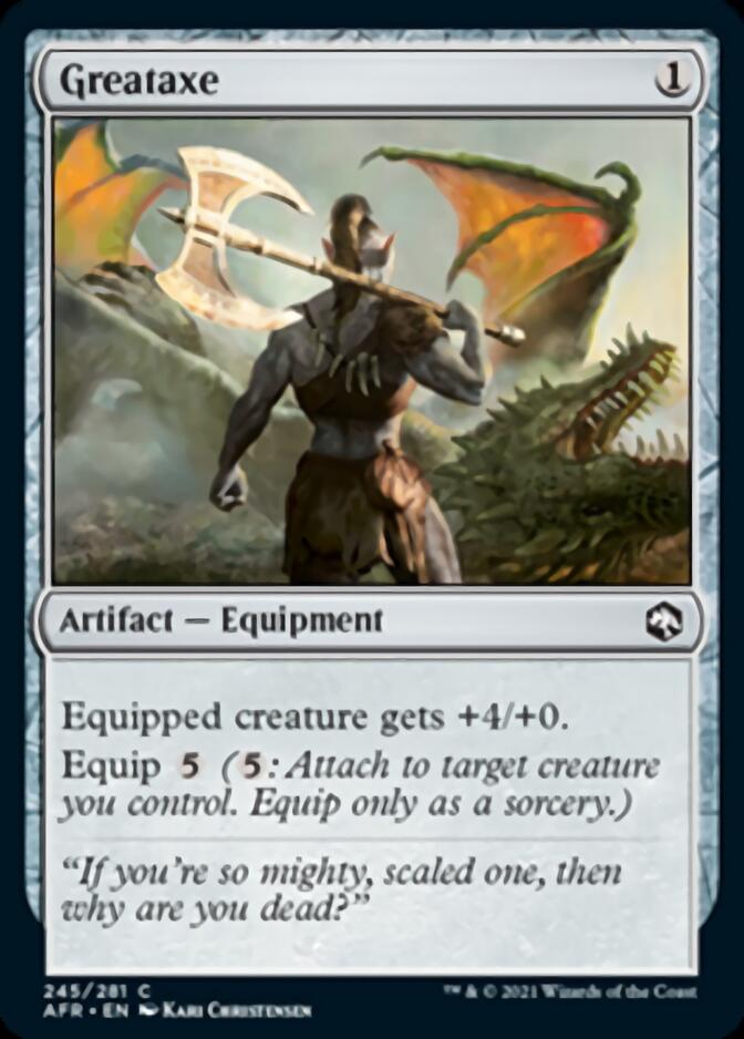 Greataxe [Dungeons & Dragons: Adventures in the Forgotten Realms] Foil
