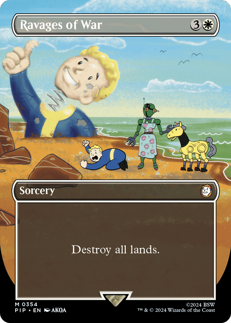 Ravages of War (Borderless) [Fallout] Foil