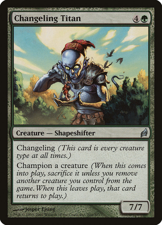 Changeling Titan [Lorwyn] Foil