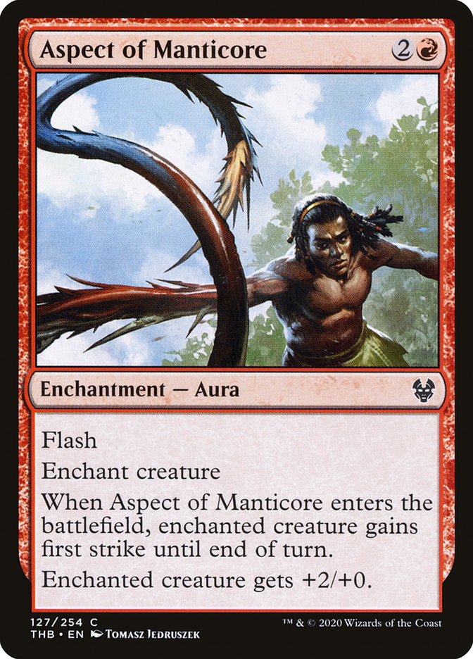 Aspect of Manticore [Theros Beyond Death] Foil