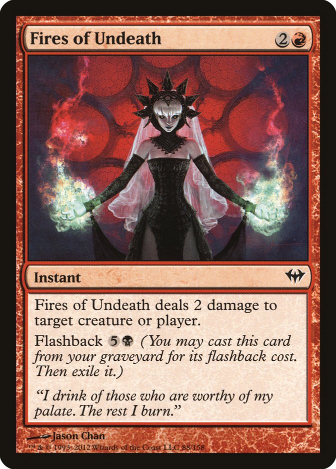 Fires of Undeath [Dark Ascension] Foil