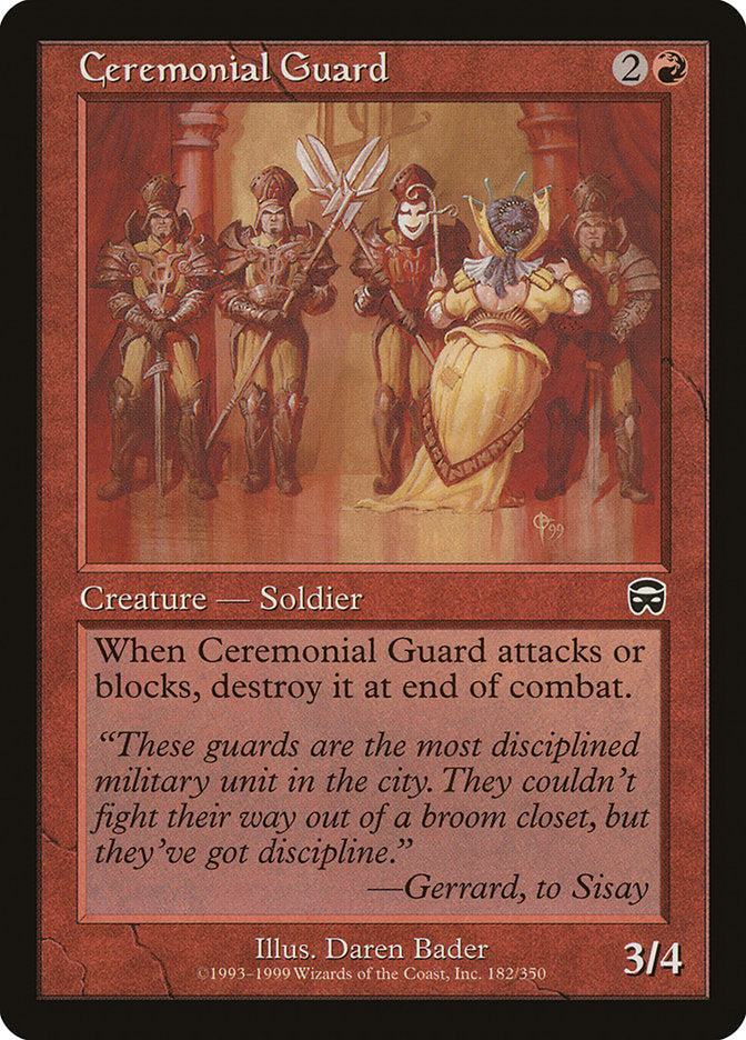 Ceremonial Guard [Mercadian Masques] Foil