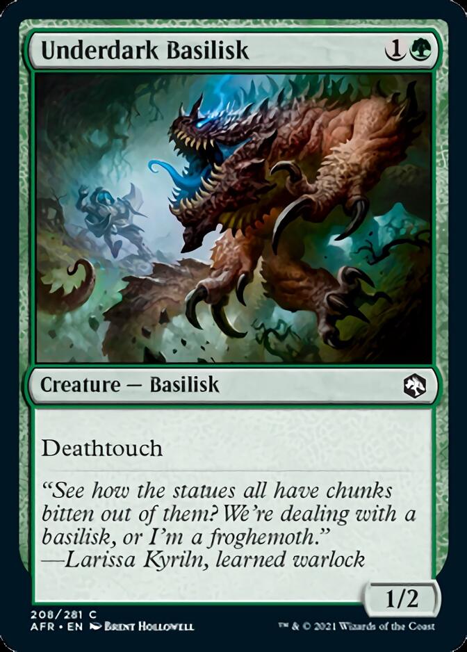 Underdark Basilisk [Dungeons & Dragons: Adventures in the Forgotten Realms] Foil