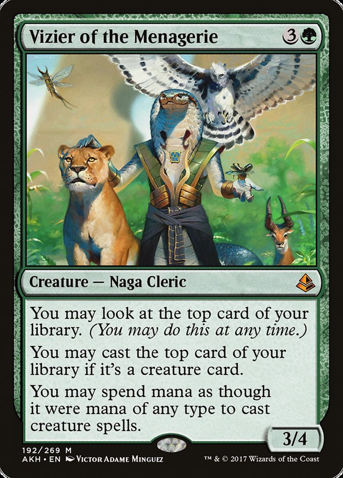 Vizier of the Menagerie [Amonkhet] Foil