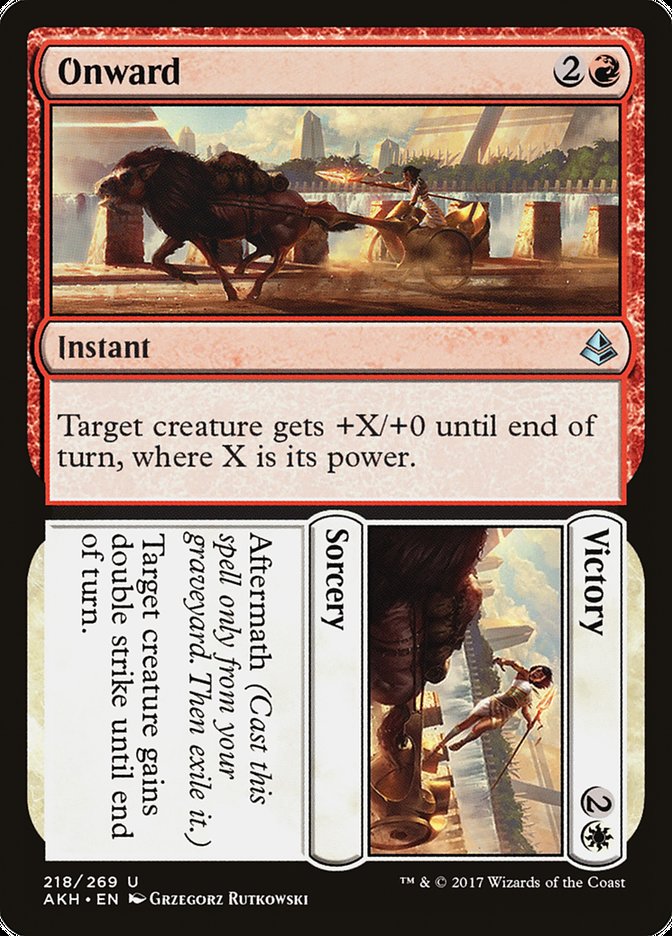 Onward // Victory [Amonkhet] Foil