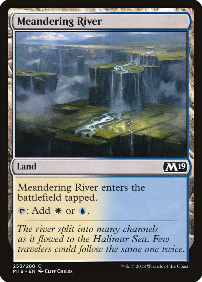 Meandering River [Core Set 2019] Foil