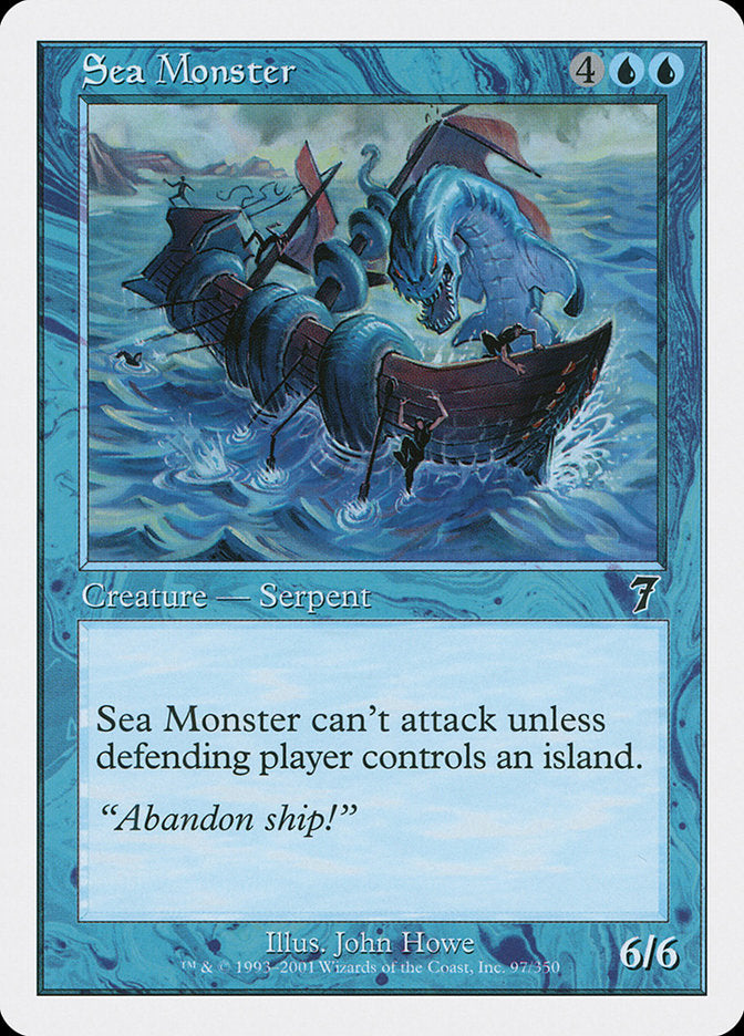 Sea Monster [Seventh Edition] Foil