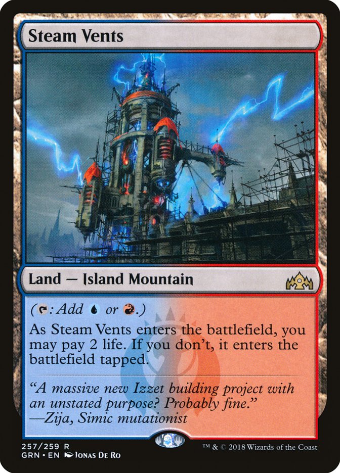 Steam Vents [Guilds of Ravnica] Foil