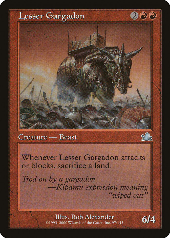 Lesser Gargadon [Prophecy] Foil