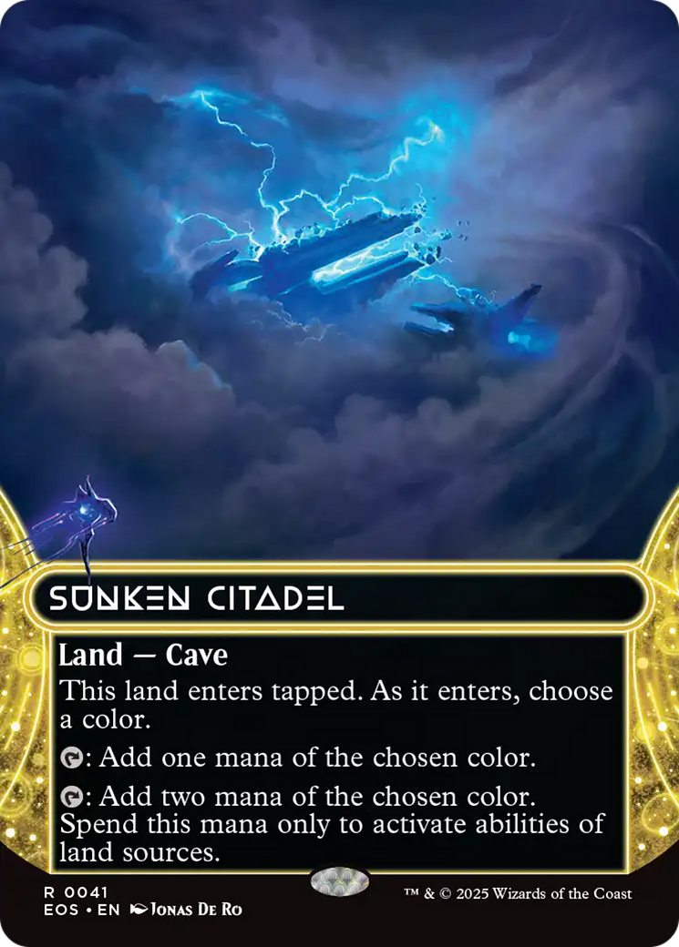 Sunken Citadel (0041) (Borderless) [Edge of Eternities: Stellar Sights] Foil
