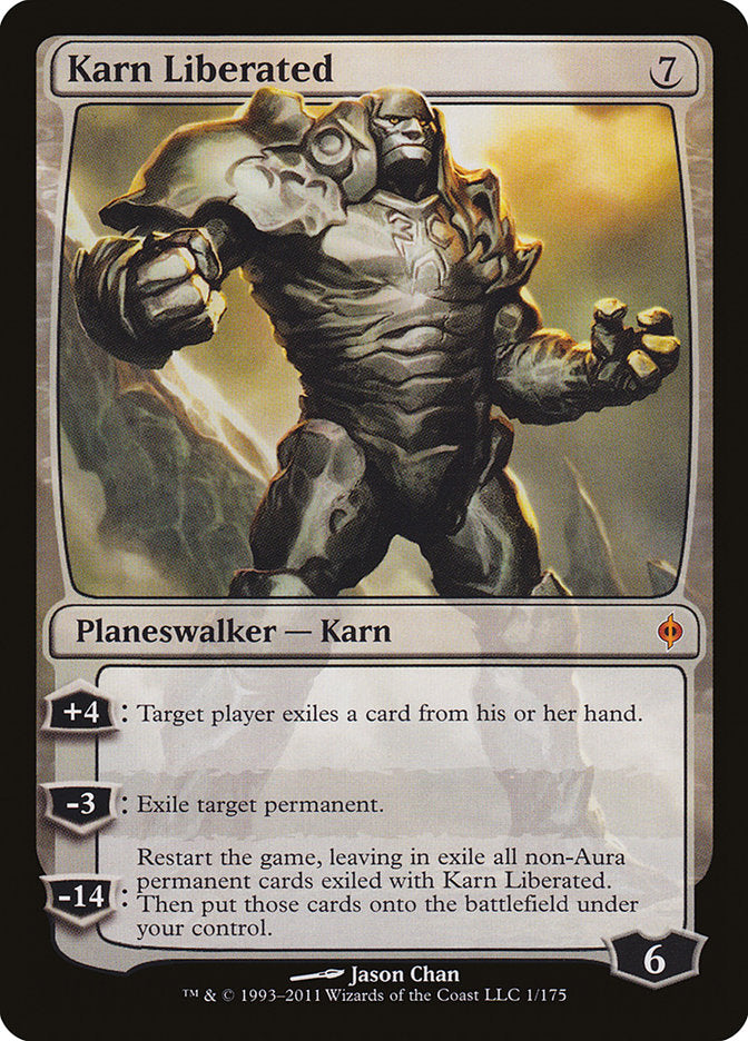 Karn Liberated [New Phyrexia] Foil