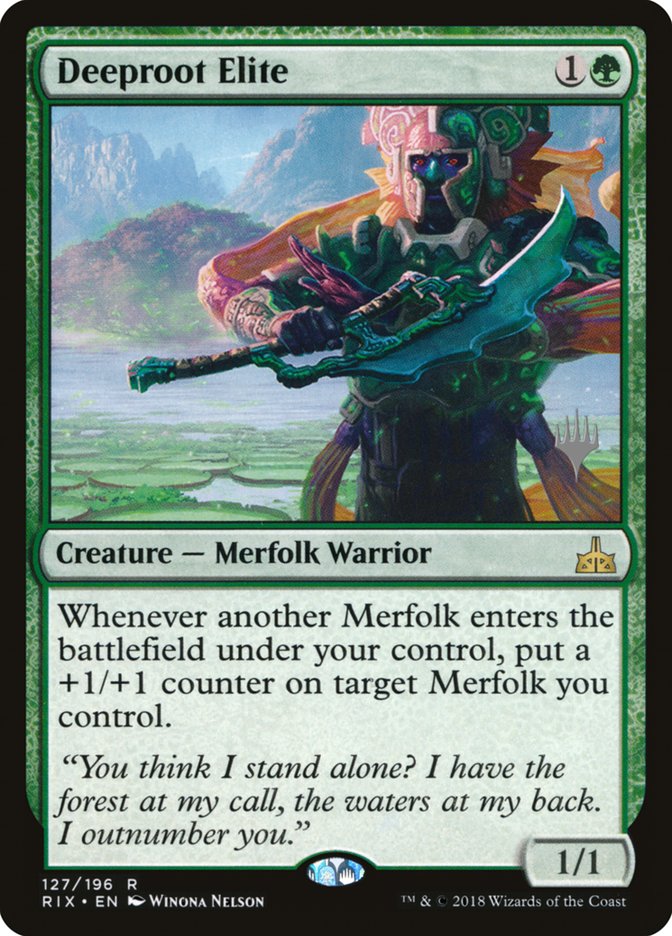 Deeproot Elite (Promo Pack) [Rivals of Ixalan Promos] Foil
