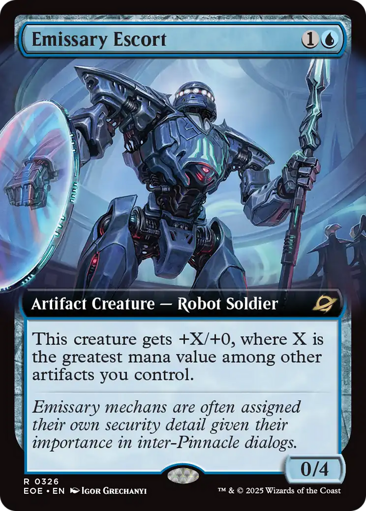 Emissary Escort (Extended Art) [Edge of Eternities] Foil