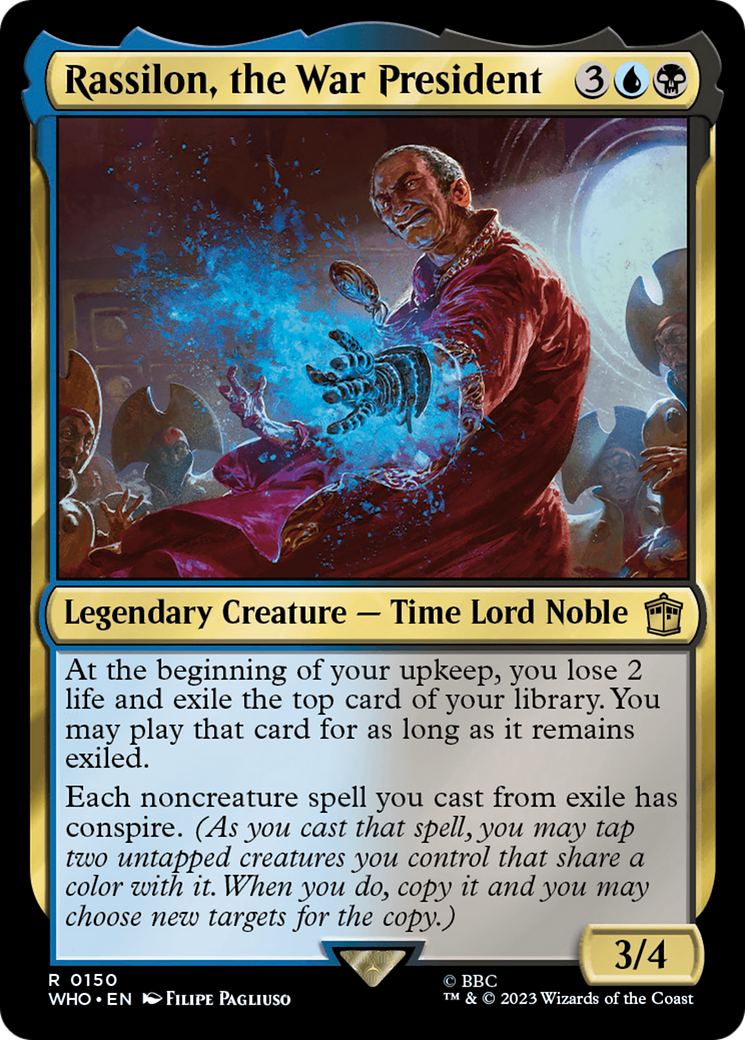 Rassilon, the War President [Doctor Who] Foil