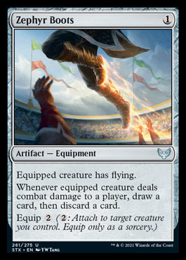 Zephyr Boots [Strixhaven: School of Mages] Foil