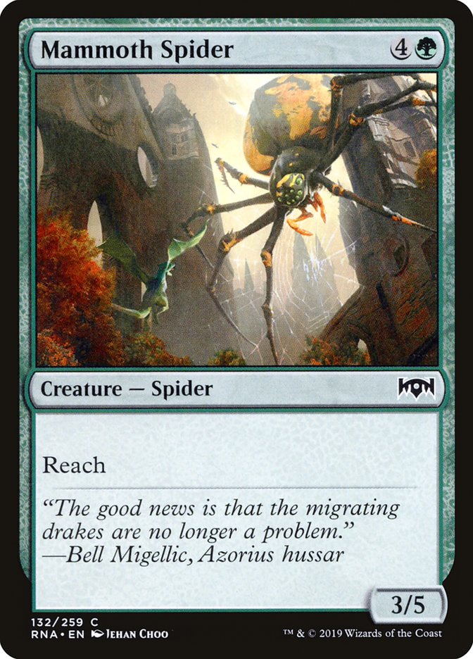 Mammoth Spider [Ravnica Allegiance] Foil